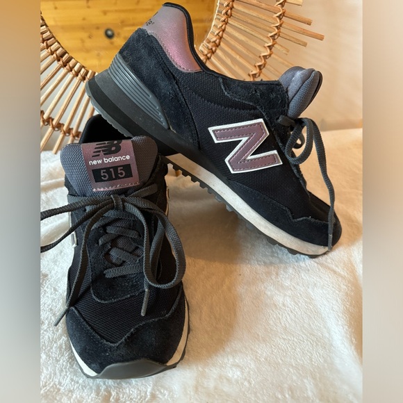 New Balance Shoes - New Balance 515 Sneakers Womens Size 9.5 Black Pink WL515CSD Casual Athletic